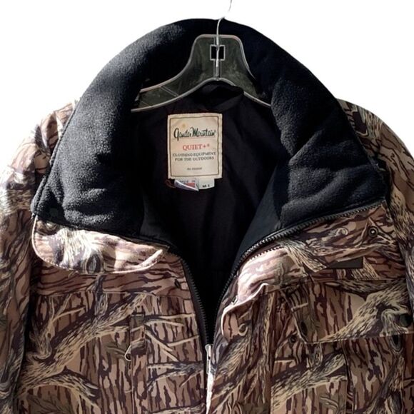 Gander Mountain Mossy Oak Camouflage Quiet Time Jacket USA Sz M/L - Picture 2 of 7